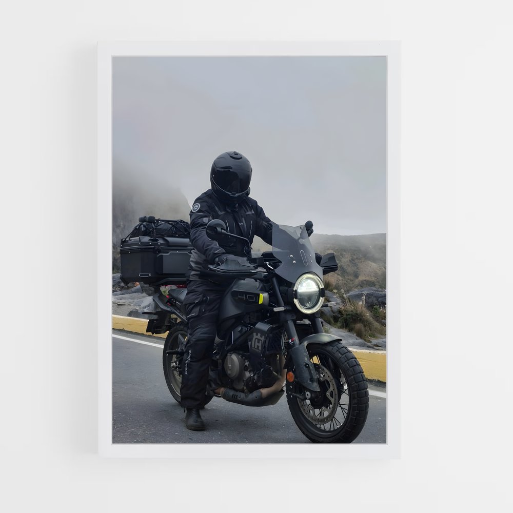 Poster Ride the Dawn – affiche Husqvarna (vue 3)